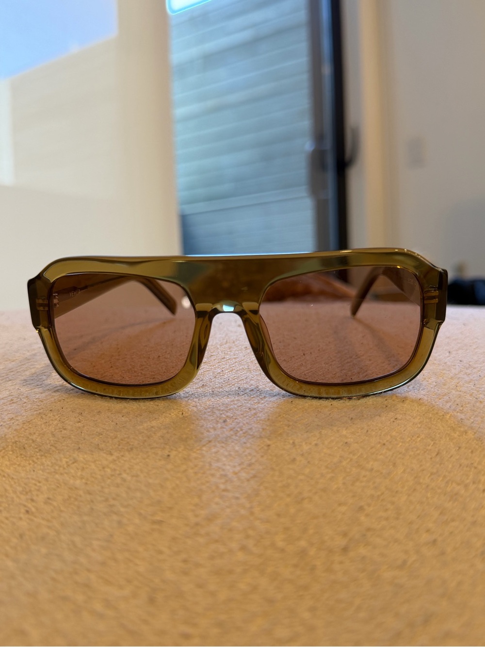 VEHLA Kaia Caramel and Toffee Sunglasses - Picture 4 of 9